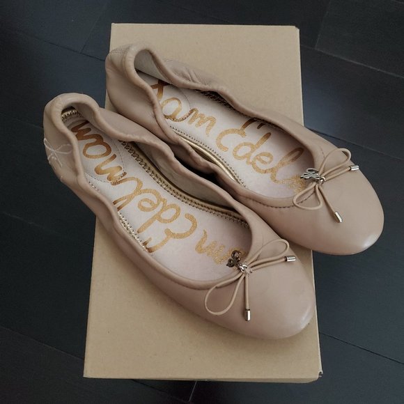 Sam Edelman | Woman's Size 5 | Felicia Ballet Flats | Soft Beige - Picture 1 of 7